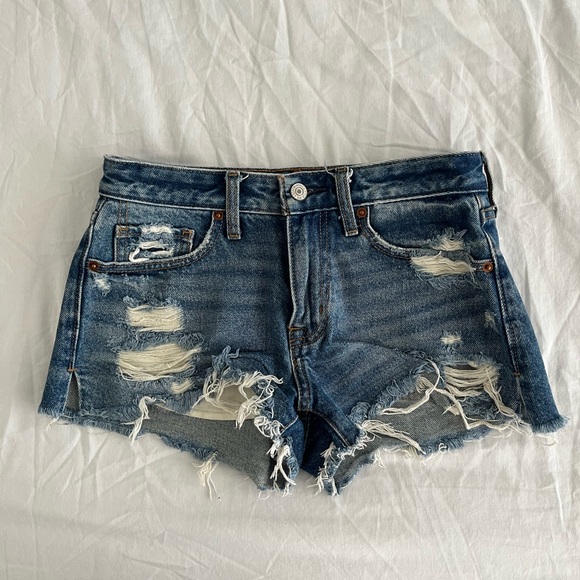 Abercrombie Jean Shorts 25 - Picture 1 of 4